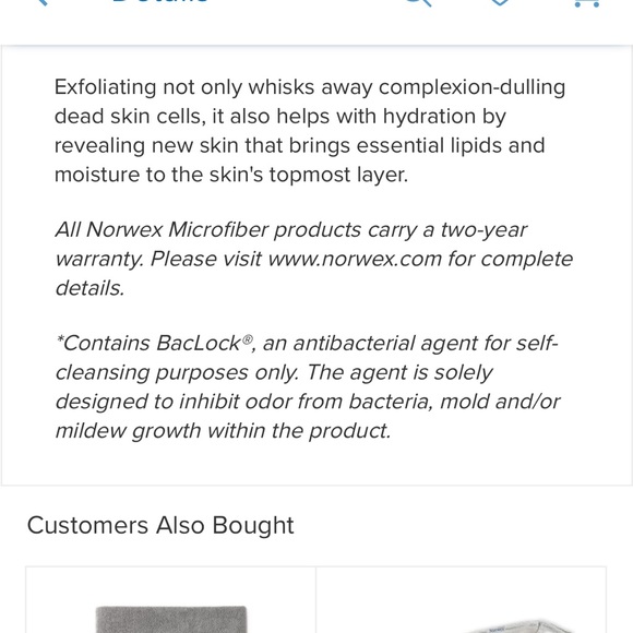 Norwex Double Sided Back Scrubber - Picture 7 of 7